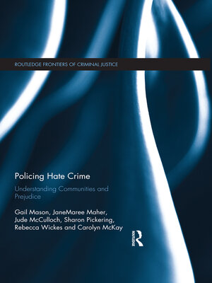 cover image of Policing Hate Crime